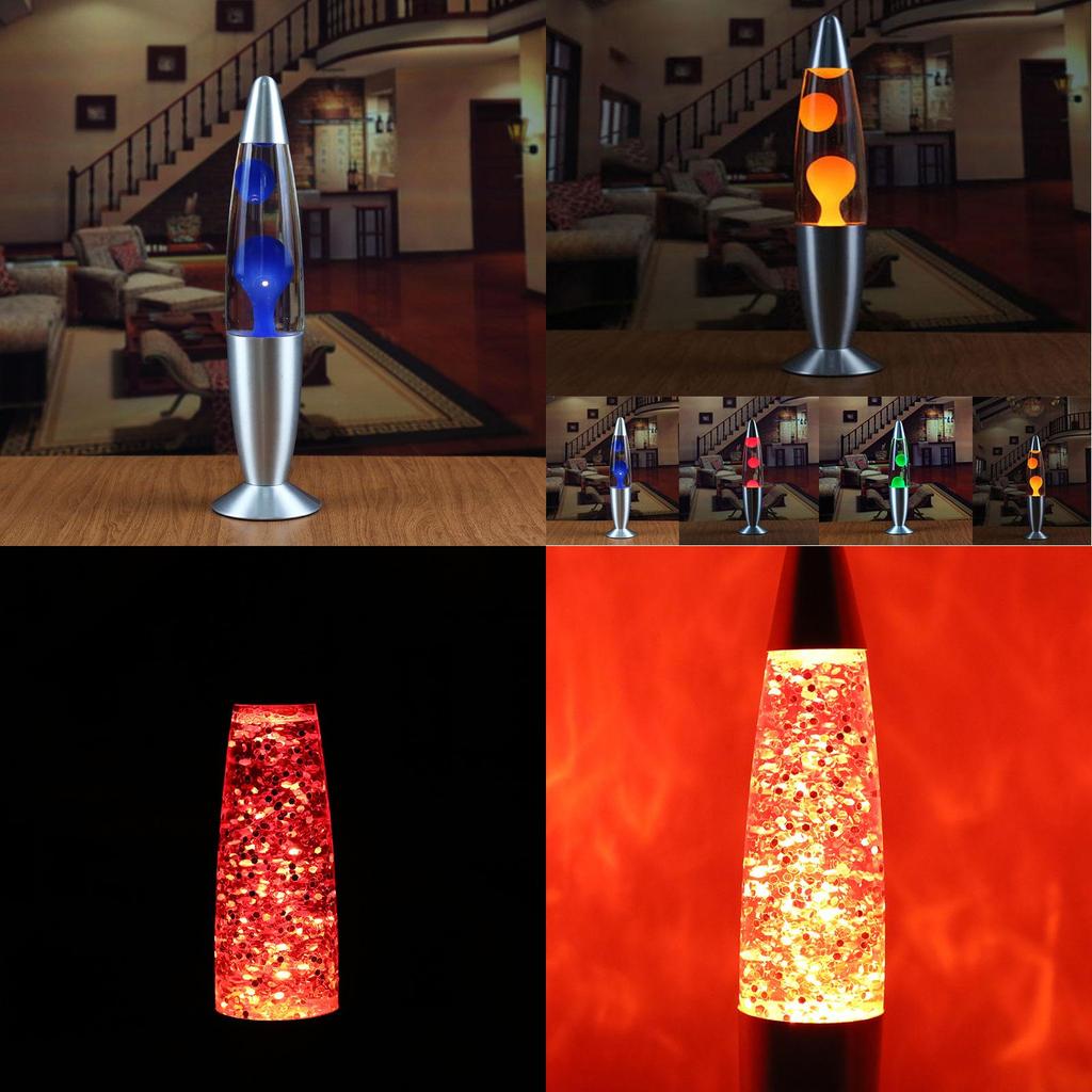 Soothing Motion Lava Lamp With Relaxing Glitter For A Mesmerizing Home Decor