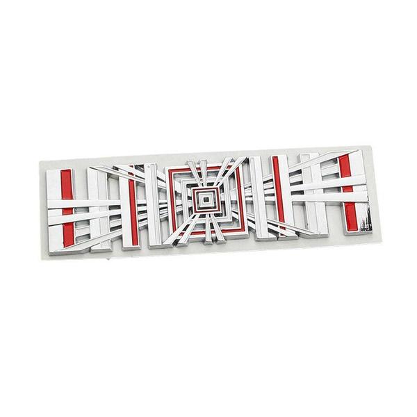 

Car 3d metal plaid logo decals sticker for 3 s x y model car trunk tail tag performance badge stickers accessories серебряный