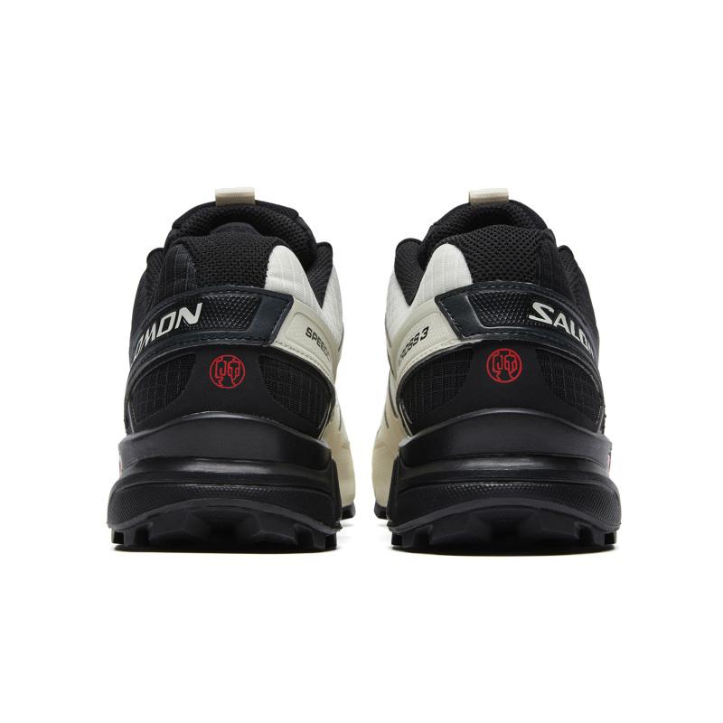 SALOMON Speedcross 3 Low Top QuickLACE/ Casual Trail Running City Commute Athletic Shoes Unisex Black Red Sneakers 478442