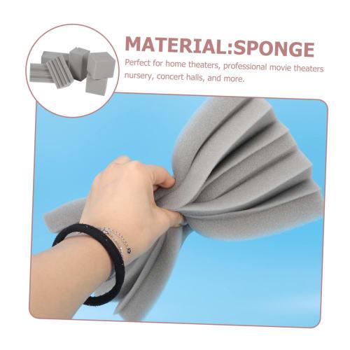 16 Pieces Acoustic Bass Soundproofing Pads, Bass Insulation Pads, Wall Insulation, Acoustic Diffusers, Sound Absorbing Panels, Sound Absorbing Cubes,