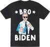 Bro Biden Heathered Black Large Mens/Unisex Fitted Triblend Tee