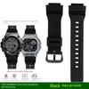 18mm pryskyřičný řemínek k hodinkám pro řadu Casio WS-1400H/1300/1500 W-737H AE1500 vodotěsný silikonový řemínek k hodinkám Gumový pás