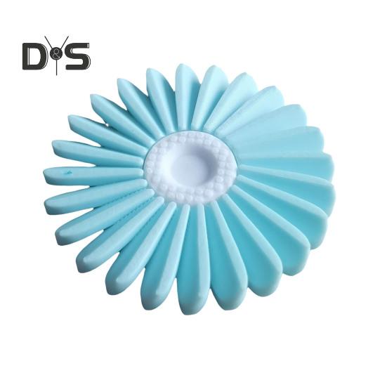 

Весенний цветок Fidget Spinner игрушка снятие стресса и тревоги для детей подростков взрослых пальчиковый гироскоп портативный дорожный цветок в форме сенсорного вращающегося игрушки светло-синий