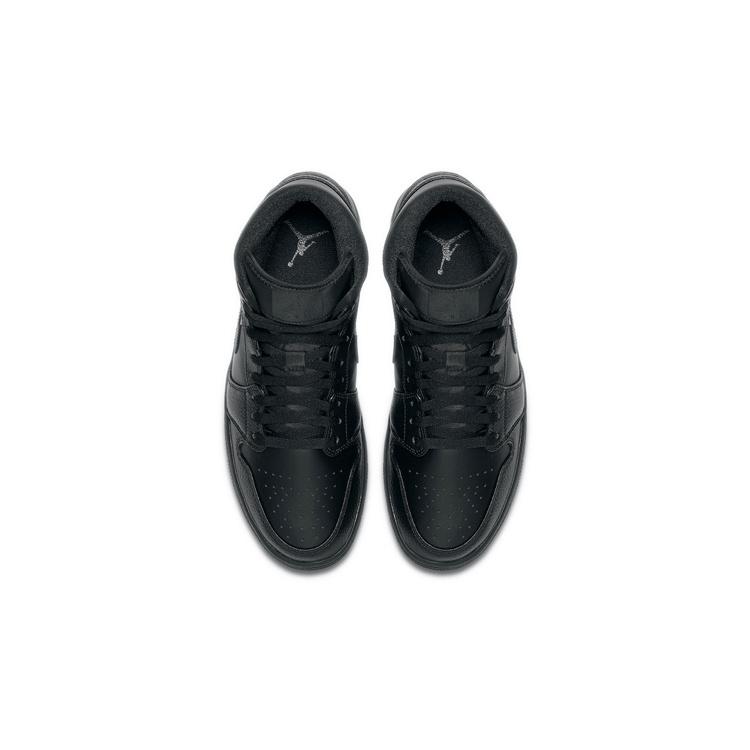 Air Jordan 1 Mid 'Triple Black' 2020 Herren 554724-091