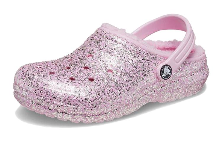 Kids  Crocs Comfortable Thermal Kids  Slippers Pink 207462-6S0 34-35