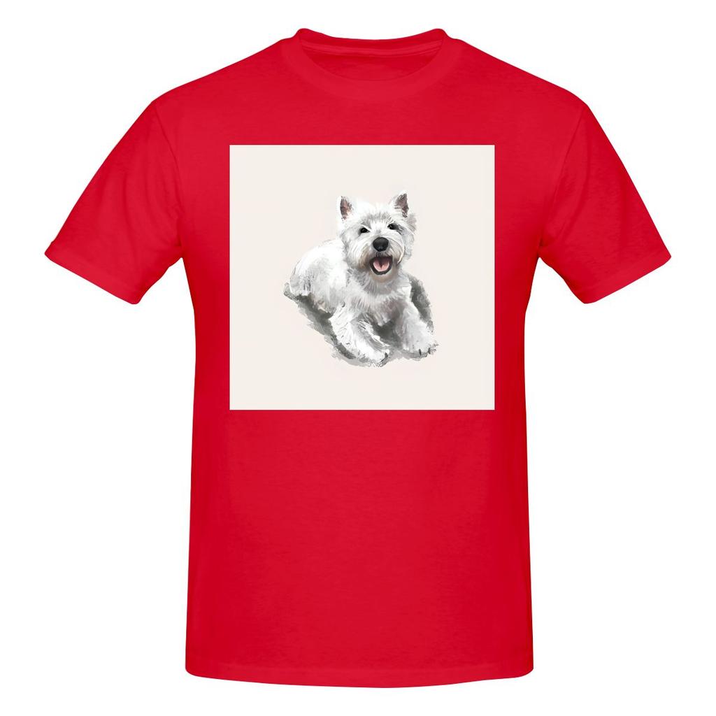 Funny The West Highland Terrier Unisexs Printed Tshirt Unisex T Shirtshirts