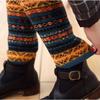 Women's Leg Warmer Winter Long Socks Knit Crochet Legging Stocking