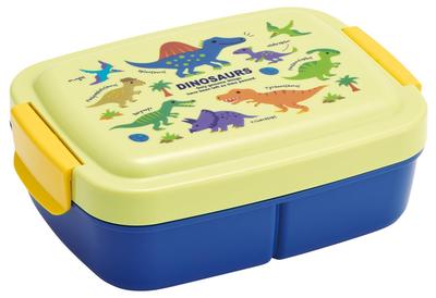 Skater Lunch Box with Integrated Made In Dinosaur Picture P84 Kids' Dome-Shaped Divider, 820ml, Japan, Book,