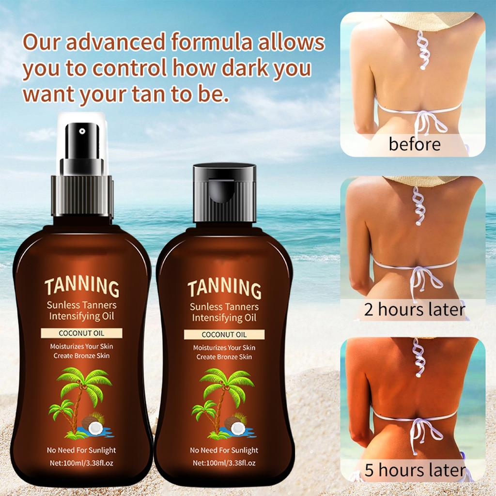 Tanning Spray Facial Tanning Micro Spray Refreshing Non-greasy  100ml