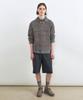 INSILENCE Color Mixed Collar Knit Taupe Brown
