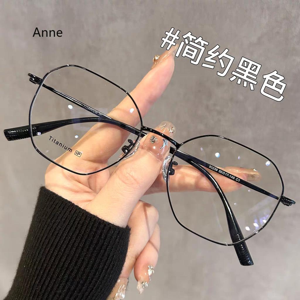 Runde minusbriller for kvinner Menn Ultralette, klare linse nærsynsbriller Mote reseptbelagte nærsynthetsbriller med dioptri