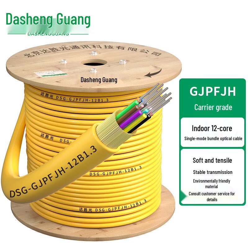 Dasheng Light Indoor Single-mode Aramid Fiber Optic Cable