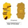 999 Pure Gold Princess Phone & Fridge Stickers: Prosperity, Peace, and Joy