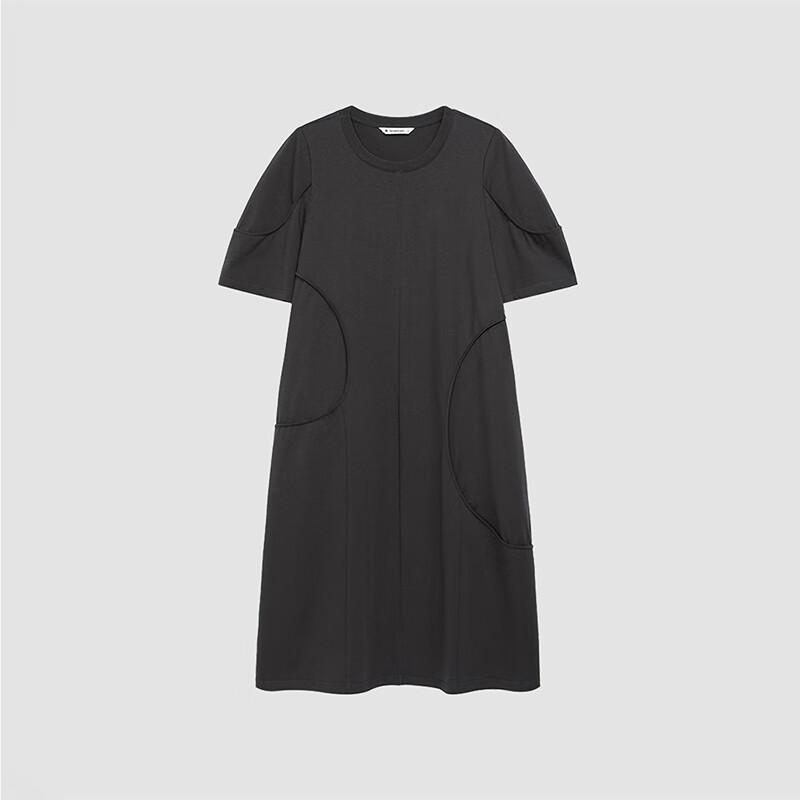 Broadcast Women's Puff Sleeve A-Line Midi Dress