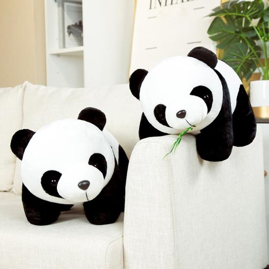 Realistisk Panda Babydukke Klembar Livaktig Plysjleke Stresslindrende Sikkerhetsfremmende Beroligende Effekt Pandaleike