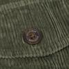 Tommy Hilfiger Green MW36855 Relaxed Fit Corduroy Shirt Tops M greenUsed