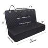 Car Dog Seat Cover for Back Seat Waterproof Auto Rear Pet Seat Protector Mat Nonslip Universal Safety Carrier For Outing Dogs