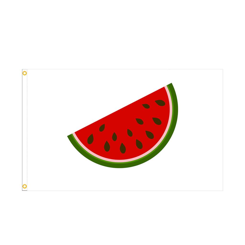 Summer Watermelon Flag Colorful 90x150cm Outdoor Flag for Patriotic Activities and Home Decorations Long Lasting Flags