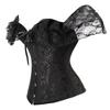 Women's Fashion Sexy Solid Color Lace Straps Court Shapewear Top
