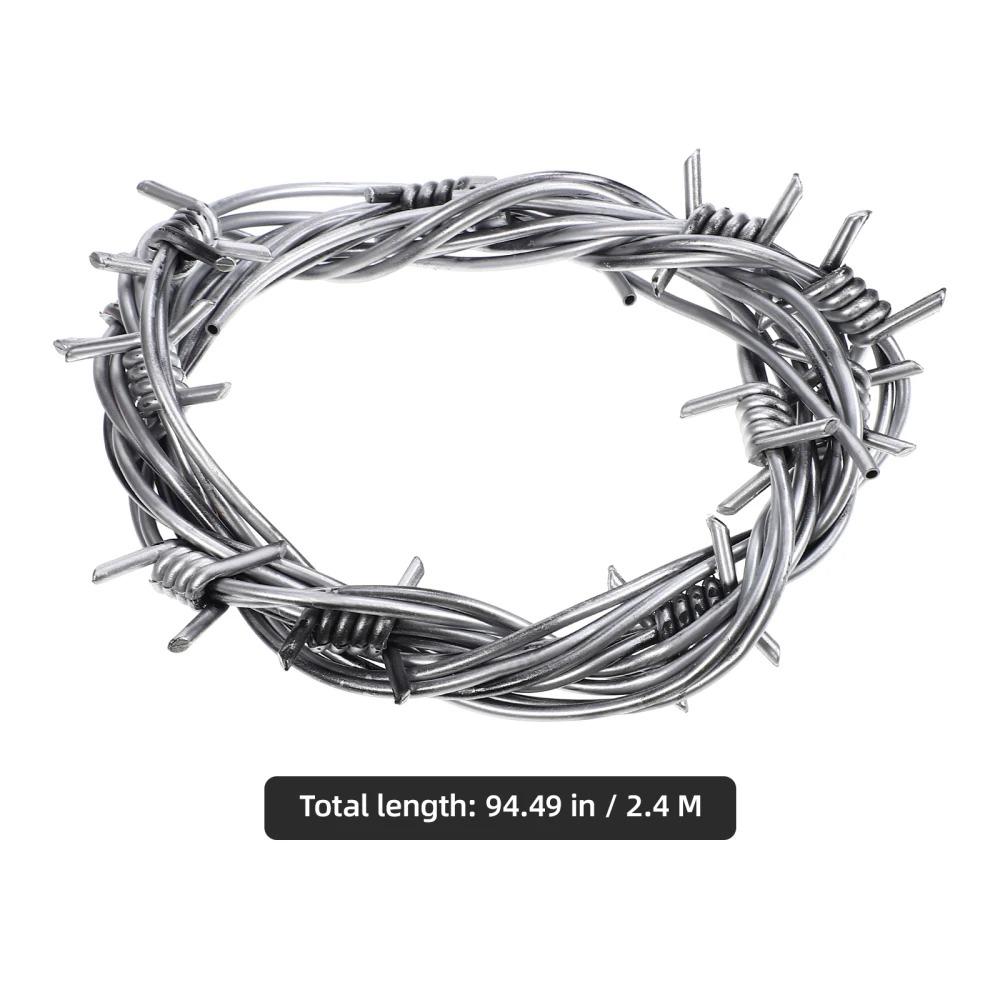 2 szt. symulowany drut kolczasty z PVC Party Halloween Prank Pole Druty kolczaste Dekoracja Halloween