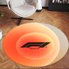 Formula 1 (23) Tappeto Rotondo per Ufficio Tappeto Decorativo per Pavimento per Ufficio Camera da Letto Soggiorno e Spazio Domestico