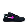Jordan Air Jordan 1 Neon Night Leather Cushioning Slip Resistant Abrasion Resistant Breathable Low top 553558-093(Team952-)