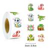 5500 Sheets/roll Cartoon Snake Cute Style Laptop Car Stickers Hand Curtain Decoration Sealing Stickers