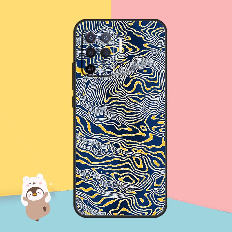 Damascus Camo Case For OPPO A74 A93 A83 A91 A53S A9 A5 A31 A53 2020 A15 A16 A1K A52 A72 A94 A54 Cover