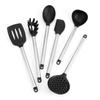 6Pcs Set Silicone Spoon Spatula Set Non‑Stick Baking Cooking Tools Kitchen Accessories