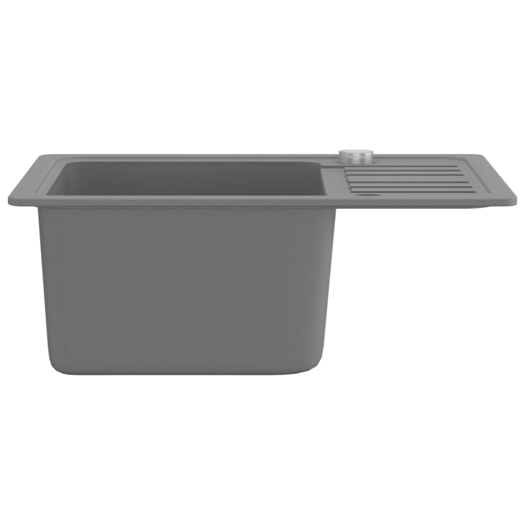 Granite Single Basin Sink Grey