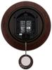 RHYTHM TriMeteor DX 8MX403SR23 Radio-Controlled Wall Clock with Pendulum, Brown, 44.2 x 33 x 6.6 cm