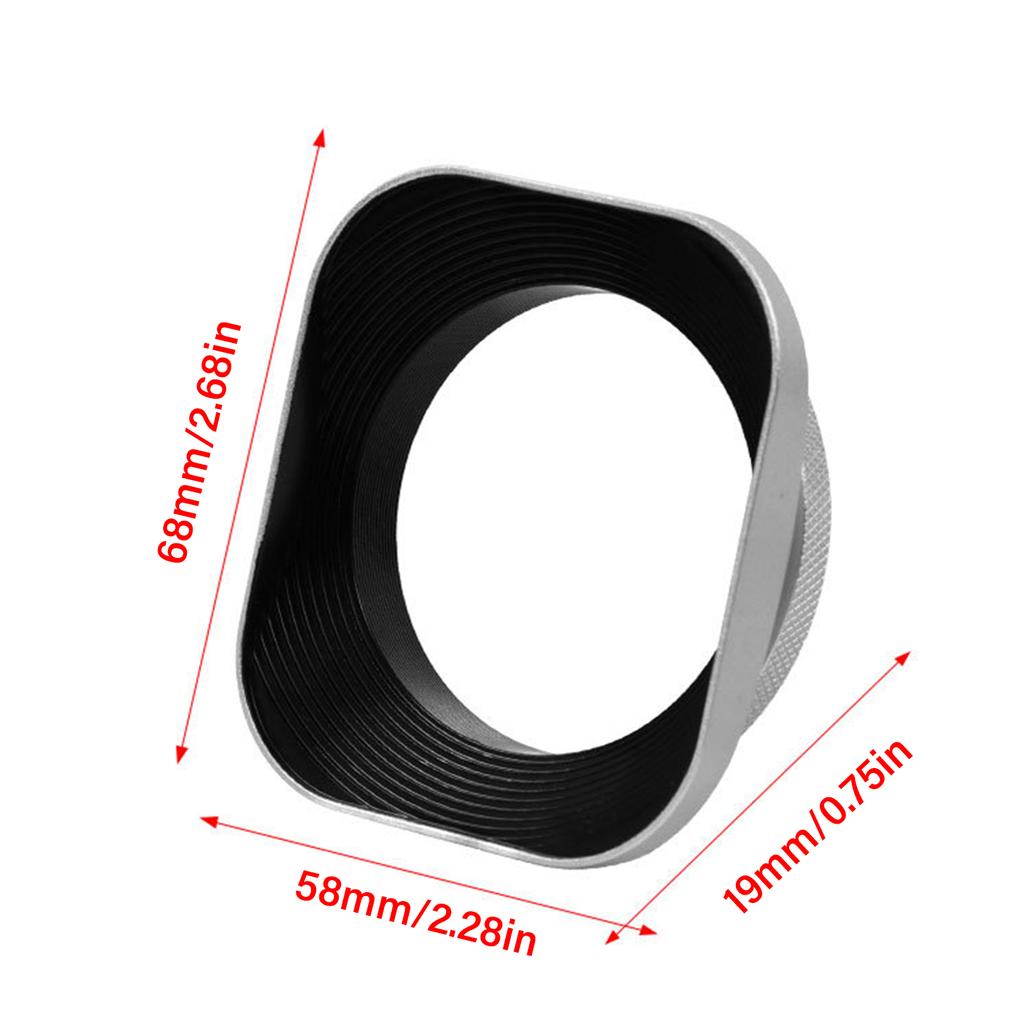 Aluminum Lens Hood Set For Mirrorless Cameras Fits 37/39/40.5/46/43/49mm Lenses Hood Assortment