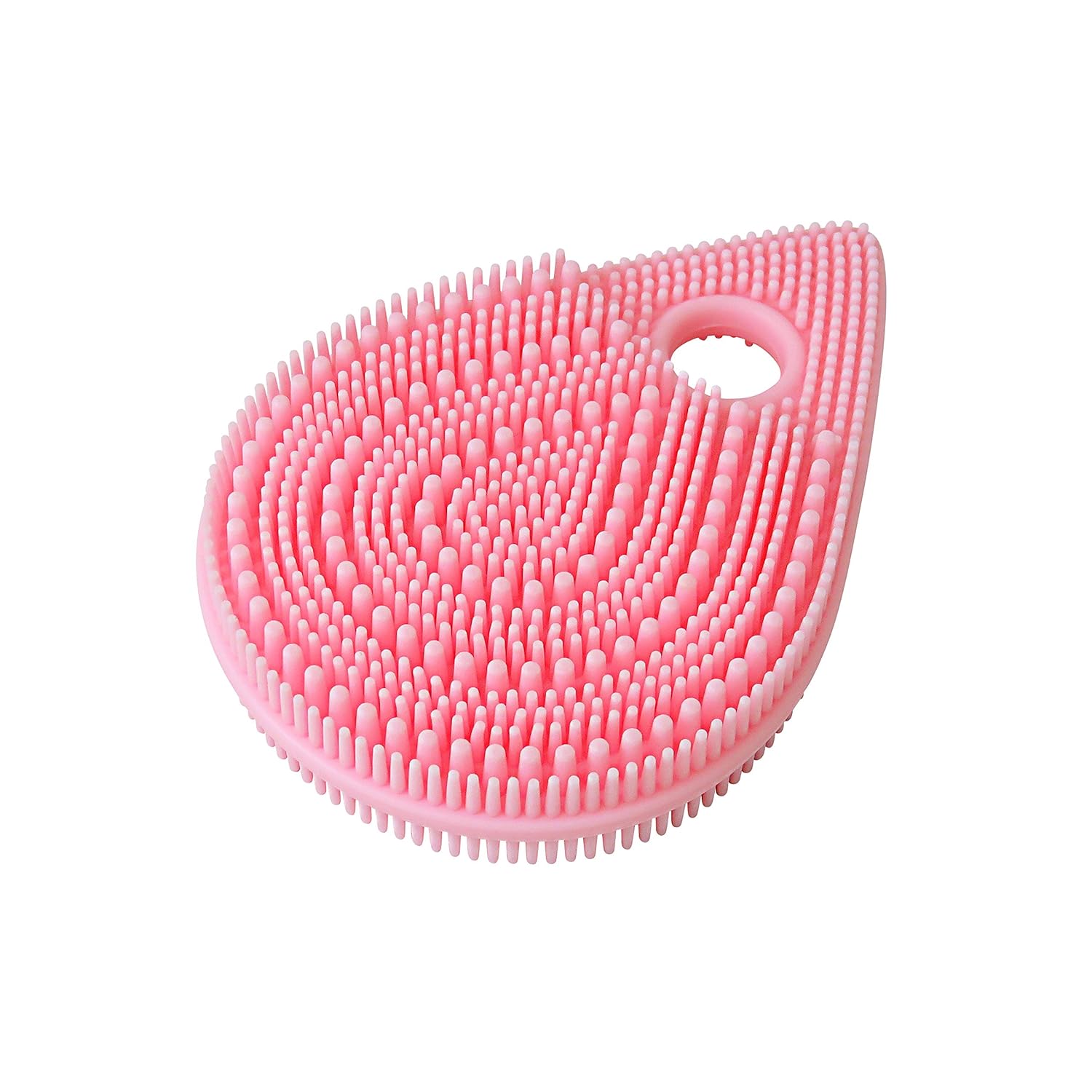 Towa Sangyo Body Brush Pink Approximately 9.971.7cm Silicone Massage Face