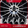 Autosticker Voor Mercedes Benz 4 Stuks Auto Styling Wielnaafdop Stickers Auto Opknap Accessoires voor Mercedes Benz Amg W203 W176 W22