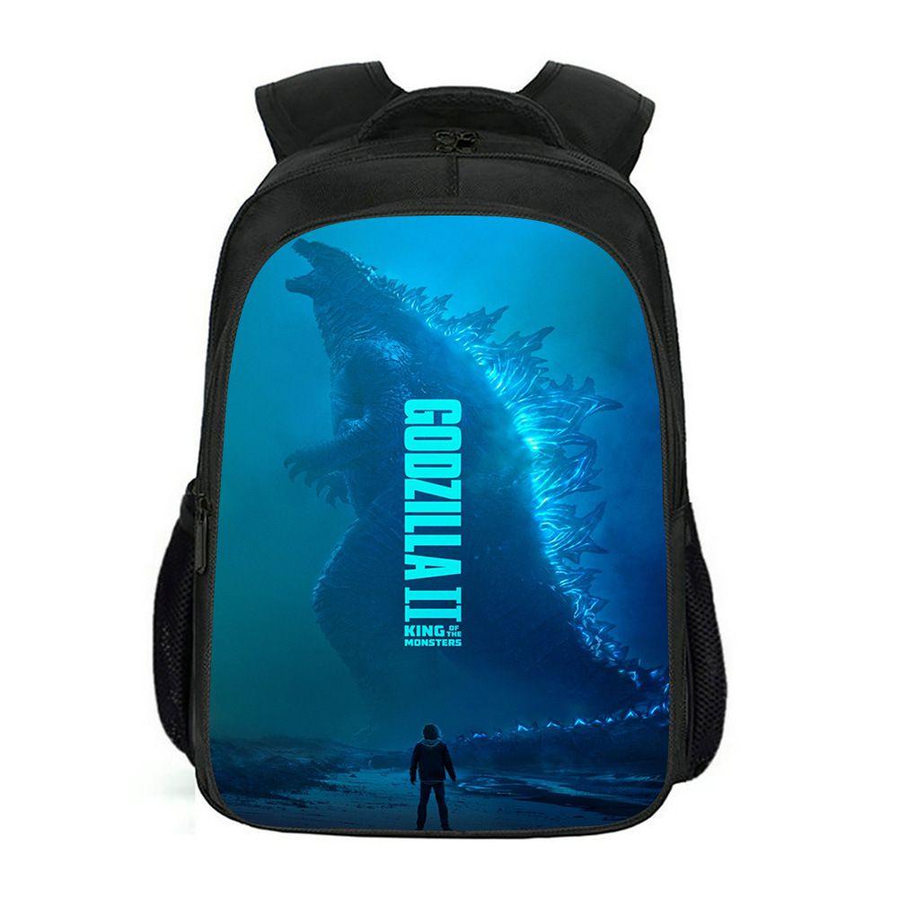 Spacious Godzilla King Of The Monsters Backpack For School Students And Kids