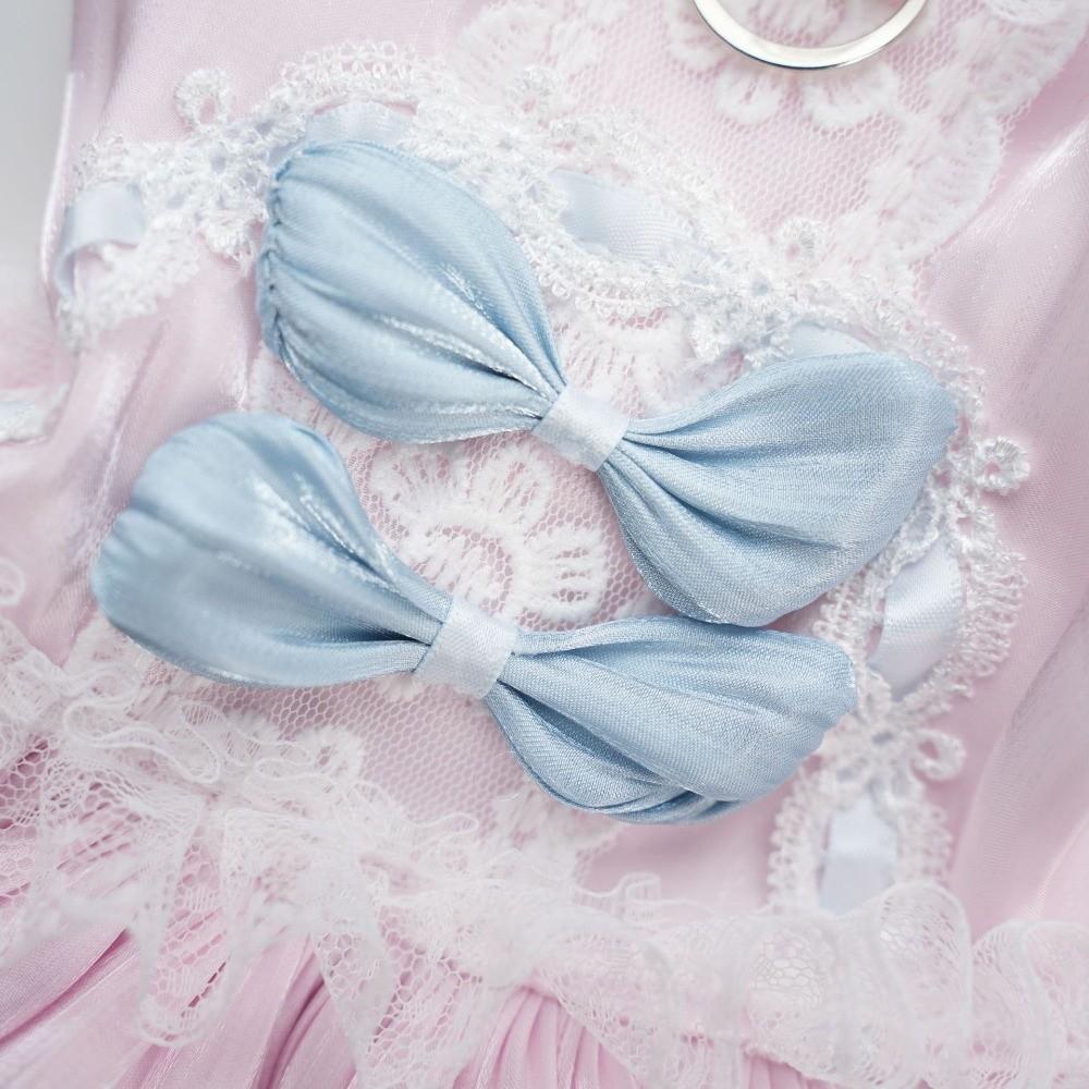Lace Strap Pet Lace Dress Bow Knot Dog Puff Skirt Dog Princess Dress  Outdoors Activities
