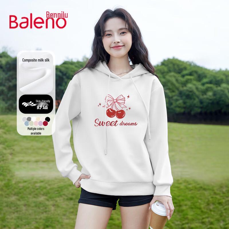 Baleno Women's Casual Long-Sleeve Hooded Sweatshirt