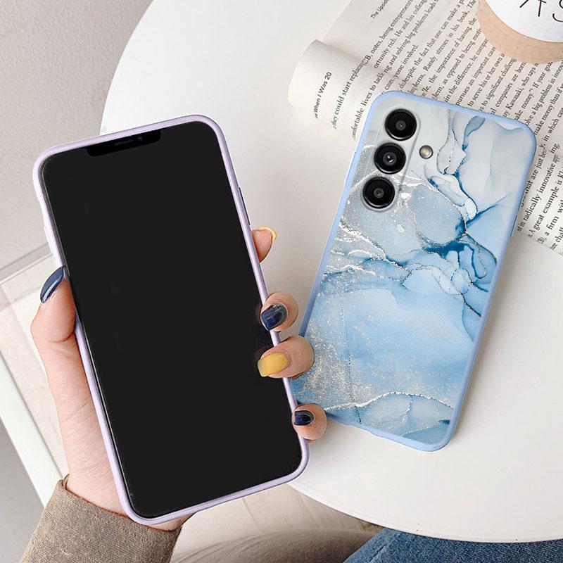 Case For Samsung A54 5G Back Cover Protective Silicone Funda Fashion Marble Stone Texture Coque For Galaxy A56 A16 A26 A36 A17