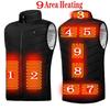 Men Usb Heated Vest 17 Areas Electric Heating Vest Jacket Men Winter Warmte Vest Waistcoat Sleeveless Puffer Men Vest Jacket
