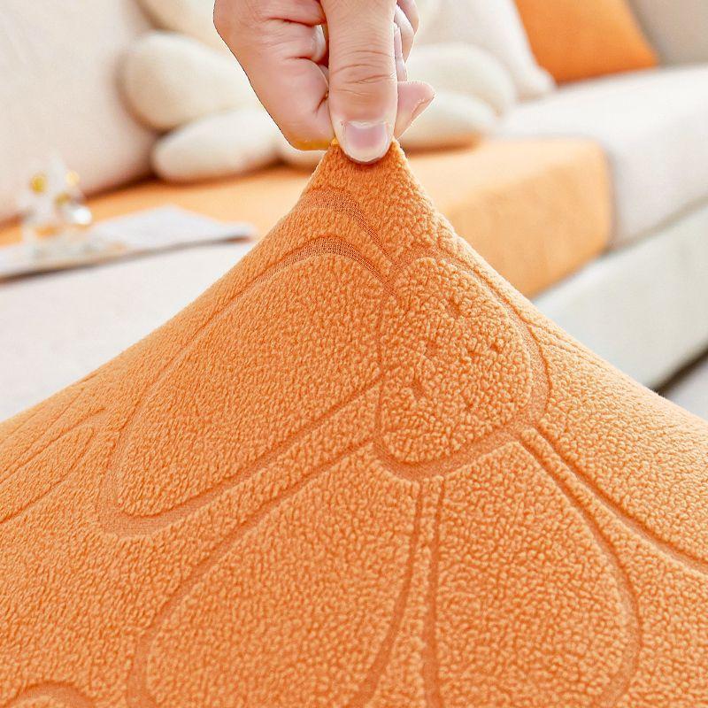 Suede Sofa Cushion Four Seasons Universal Non-Slip Modern Cover Sofa Cover All-Inclusive Elastic Sofa Cushion Simple Cushion
