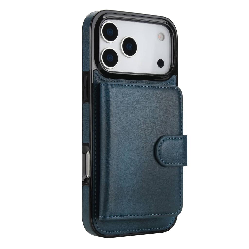 Magnetic Detachable Wallet Case for iPhone 17 Pro Max/17 Air, Compatible with Magnetic Card Slot Holder Flip Case for Men Women