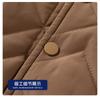 Casual Solid Color Stand Collar Boys Kids Winter Padded Outwear Coat