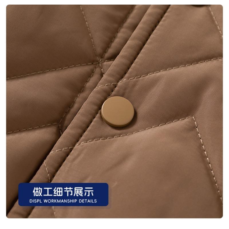 Casual Solid Color Stand Collar Boys Kids Winter Padded Outwear Coat