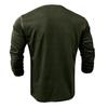 Men's Clothing Button down Shirts Long Sleeves Pullovers Knitted T-shirts In Matching Color Buttons Round Neck Tops with Chest Pockets Stylish Casual