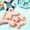 2 Piece Easy To Release Ocean Theme Baking Mold Heat Resistant Chocolate Mold Ice Cube Trays  Soap