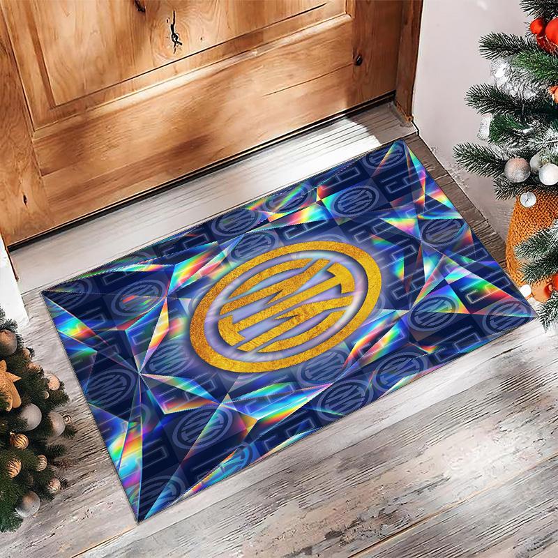 Borussia Dortmund Printed Flannel Area Rug Non Slip Soft Polyester Floor Carpet Indoor Decor Mat for Bedroom Living Room Sofa
