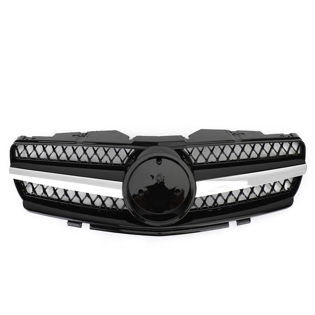 Front Bumper Grill Grille Fit Mercedes R230 SL500 SL600 2003-2006 1 Fin Star