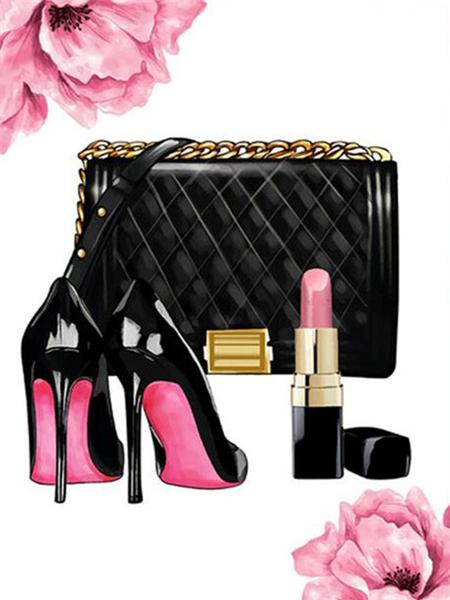 Diamond Painting Kit High Heel Full Square/round Embroidery Mosaic Woman Shoes Cross Stitch Home Decor