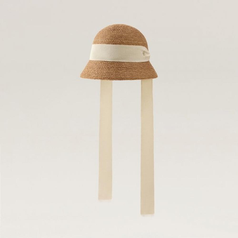 Helen Kaminski Cloche Pipette Rafia Braid Nuga Cream Nougata/cream/OS