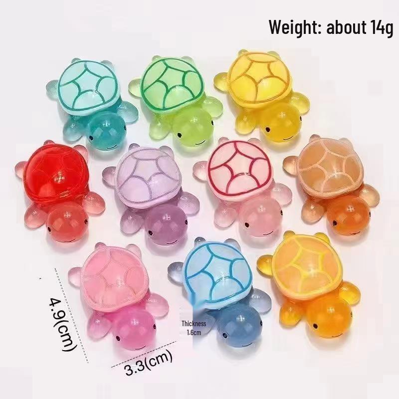 Luminous 4.9cm Turtle Blind Bag Figurine Toy